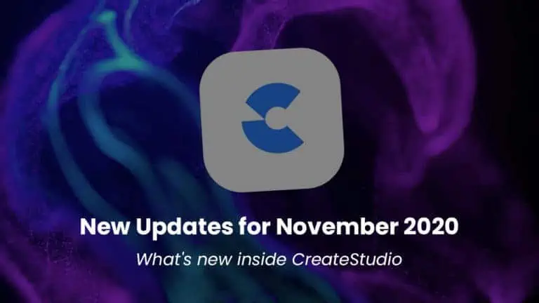 november update createstudio